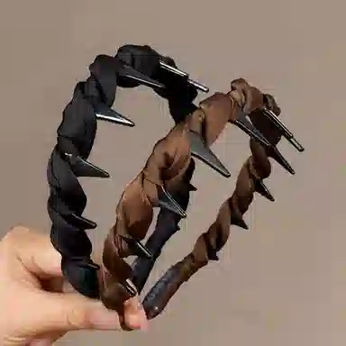 丹琴 韩版气质高颅顶防滑 夏季日常外戴压发卡头箍洗脸专用 反戴蓬松 布艺 发箍 女款