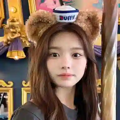 丹琴 可爱小熊水手海军游乐园拍照卡通动漫外出游玩 毛绒 发箍 女款