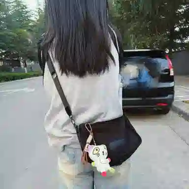 丹琴 搞怪丑萌小怪猫咪公仔 小众个性书包背包挂饰闺蜜玩偶钥匙扣 毛绒 挂件 男女同款情侣款