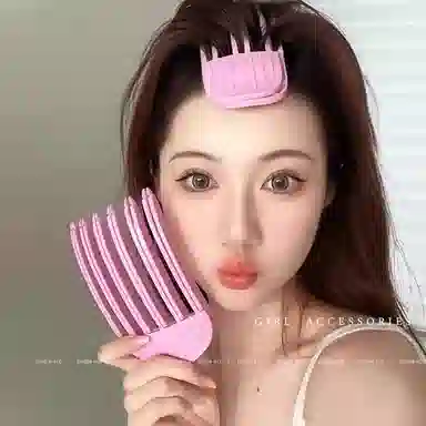 丹琴 蓬松定型风塑梳高颅顶刘海夹发根固定神器 亚克力 发夹 男女同款情侣款