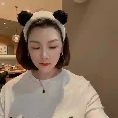 丹琴 可爱黑白熊猫 减龄高端洗脸卡通头箍萌物宽边发卡超萌绒绒发饰 毛绒 发箍 男女同款情侣款