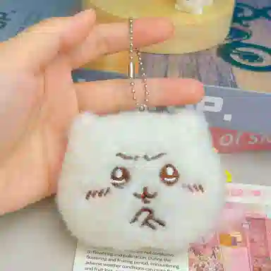 丹琴 可叽叽叫团子玩偶 可爱公仔书包背包挂饰创意个性小众钥匙扣 毛绒 挂件 男女同款情侣款