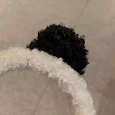 丹琴 可爱黑白熊猫 减龄高端洗脸卡通头箍萌物宽边发卡超萌绒绒发饰 毛绒 发箍 男女同款情侣款