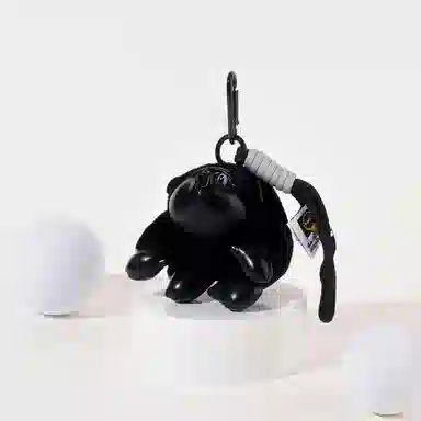 丹琴 丑萌大猩猩 创意小众玩偶公仔书包背包挂饰个性 皮质 挂件 男女同款情侣款