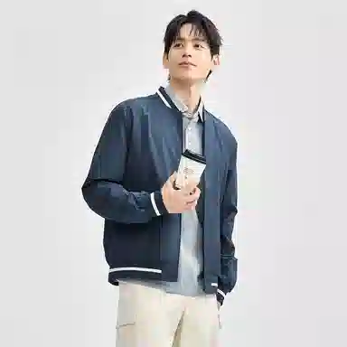佐丹奴 经典简约时尚舒适百搭夹克外套 男款
