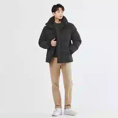 佐丹奴 鹅绒可卸帽三防梭织羽绒服 男款