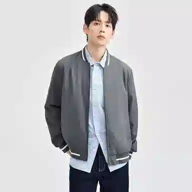 佐丹奴 经典简约时尚舒适百搭夹克外套 男款
