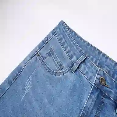美式高街与商务时尚兼具的潮牌多功能裤子牛仔裤 男女同款