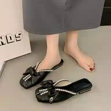 鹿向南 百搭时尚潮流 静音包头拖鞋 女款 礼盒款