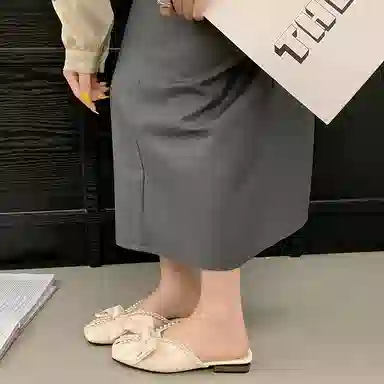 鹿向南 百搭时尚潮流 静音包头拖鞋 女款 礼盒款