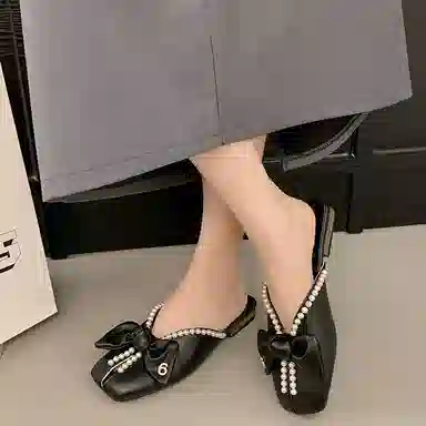 鹿向南 百搭时尚潮流 静音包头拖鞋 女款 礼盒款