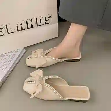 鹿向南 百搭时尚潮流 静音包头拖鞋 女款 礼盒款