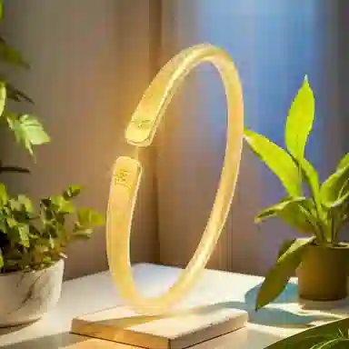 周帝王 平安喜乐镯子新中式国潮风素圈小众轻奢高级感旗袍汉服 合金 手镯 男女同款情侣款