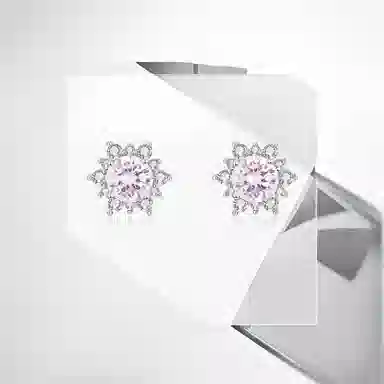 May10th Snowflake Earrings S925 Silver