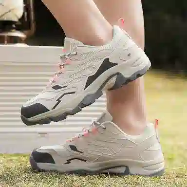 南极人 网布 情侣款舒适时尚潮流简约百搭经典复古户外休闲运动前卫高级感 减震包裹性增高平衡支撑耐磨轻便透气防滑 低帮 板鞋 男女同款