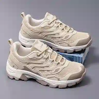 南极人 网布 情侣款舒适时尚潮流简约百搭经典复古户外休闲运动前卫高级感 减震包裹性增高平衡支撑耐磨轻便透气防滑 低帮 板鞋 男女同款