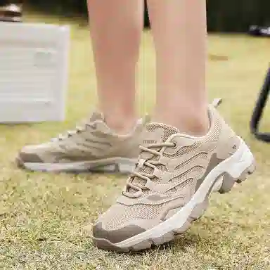 南极人 网布 情侣款舒适时尚潮流简约百搭经典复古户外休闲运动前卫高级感 减震包裹性增高平衡支撑耐磨轻便透气防滑 低帮 板鞋 男女同款