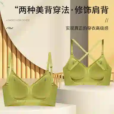 帕兰朵 美背无痕聚拢贴合亲肤柔软透气文胸 女款