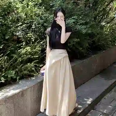 桴生 多风格融合的短袖上衣与半身裙夏季时尚穿搭裙装套装 女款