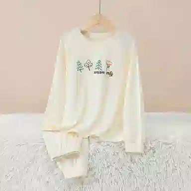 梦特娇家居服 舒适柔软纯色洋气 米杏青少年