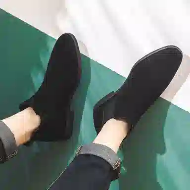 浪莎 潮流经典复古时尚 短筒 切尔西靴 男款