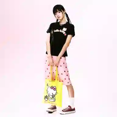 WHOOSIS HELLO KITTY logo T