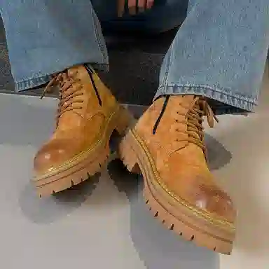 LEXON Classic Platform Martin Boots