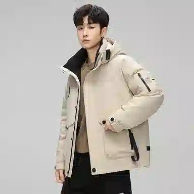 鸭鸭 户外登山工装加厚保暖羽绒服 男女同款