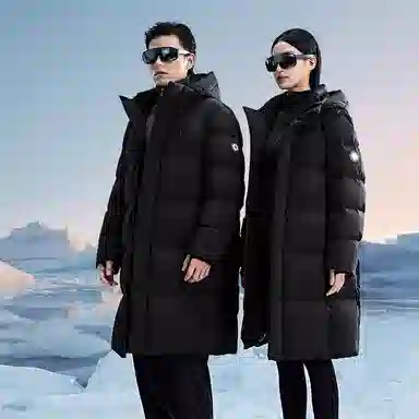 鸭鸭 时尚户外滑雪加厚羽绒服 男女同款