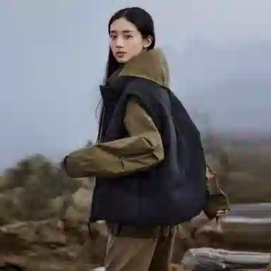 【冰壳系列2.0】鸭鸭 登山马甲两件套情侣短款连帽运动厚保暖外套户外三合一外套常规长袖通勤羽绒服 男女同款