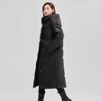 鸭鸭 保暖休闲时尚加厚羽绒服 女款