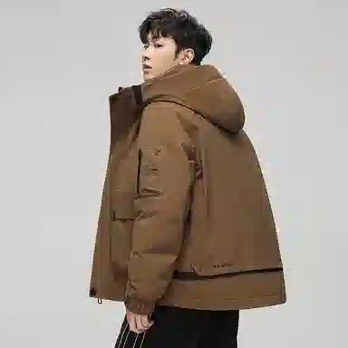 鸭鸭 户外登山工装加厚保暖羽绒服 男女同款