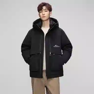 鸭鸭 时尚休闲工装短款百搭羽绒服 男款