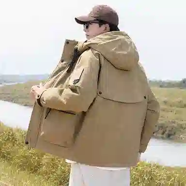 鸭鸭 时尚休闲工装百搭短款羽绒服 男女同款