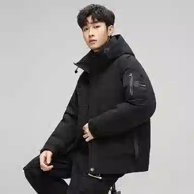 鸭鸭 户外登山工装加厚保暖羽绒服 男女同款