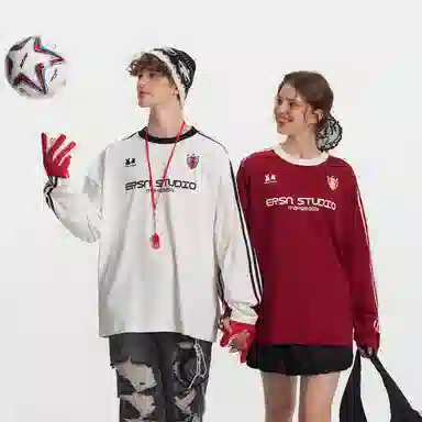 ER Jersey Streetwear Long Sleeve Tee