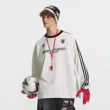 ER Jersey Streetwear Long Sleeve Tee