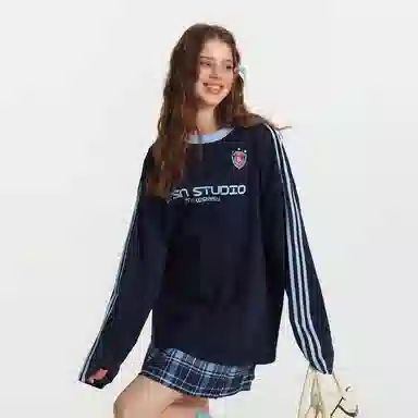 ER Jersey Streetwear Long Sleeve Tee