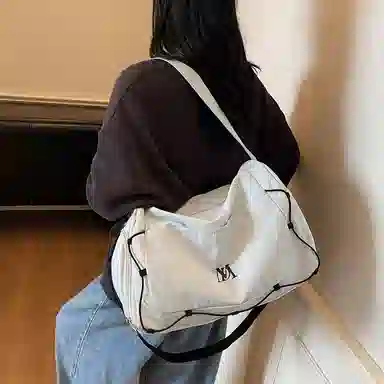 單倉 日系短独立鞋仓行学院风 布 旅行包 男女同款情侣款 多色