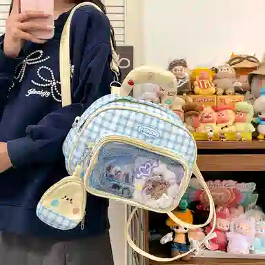 單倉 韩系百搭小清新学院萌系可爱旅行出游手提包 尼龙 痛包 常规 女款 多色