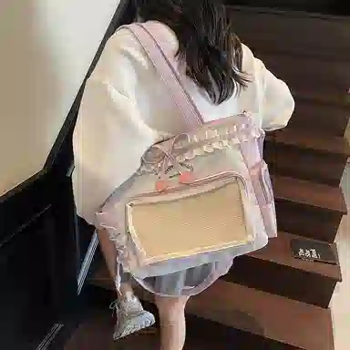 單倉 二次元小众多巴胺 布料 痛包 常规 女款 多色