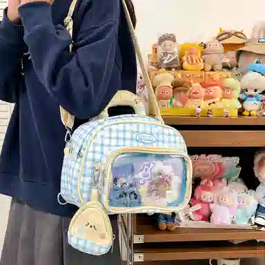單倉 韩系百搭小清新学院萌系可爱旅行出游手提包 尼龙 痛包 常规 女款 多色