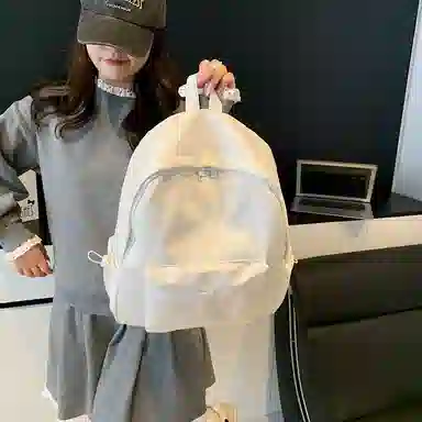 單倉 日系时尚高级感通勤百搭 牛津布 双肩包 常规 男女同款情侣款 多色