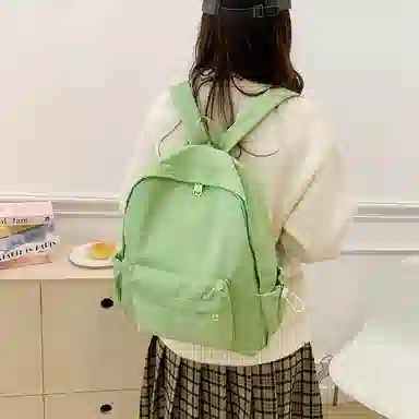 單倉 日系时尚高级感通勤百搭 牛津布 双肩包 常规 男女同款情侣款 多色