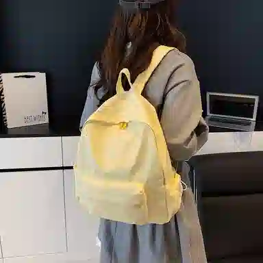 單倉 日系时尚高级感通勤百搭 牛津布 双肩包 常规 男女同款情侣款 多色