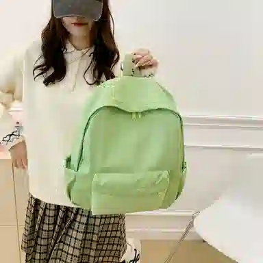 單倉 日系时尚高级感通勤百搭 牛津布 双肩包 常规 男女同款情侣款 多色
