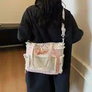 單倉 二次元小众多巴胺 布料 痛包 常规 女款 多色