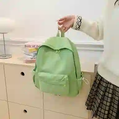 單倉 日系时尚高级感通勤百搭 牛津布 双肩包 常规 男女同款情侣款 多色