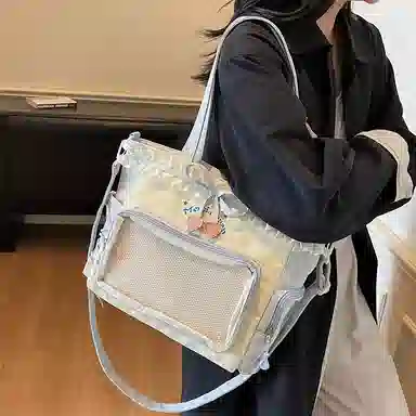 單倉 二次元小众多巴胺 布料 痛包 常规 女款 多色