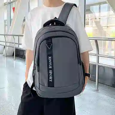 單倉 休闲商务韩版背包 帆布 帆布包双肩包 男女同款情侣款 多色